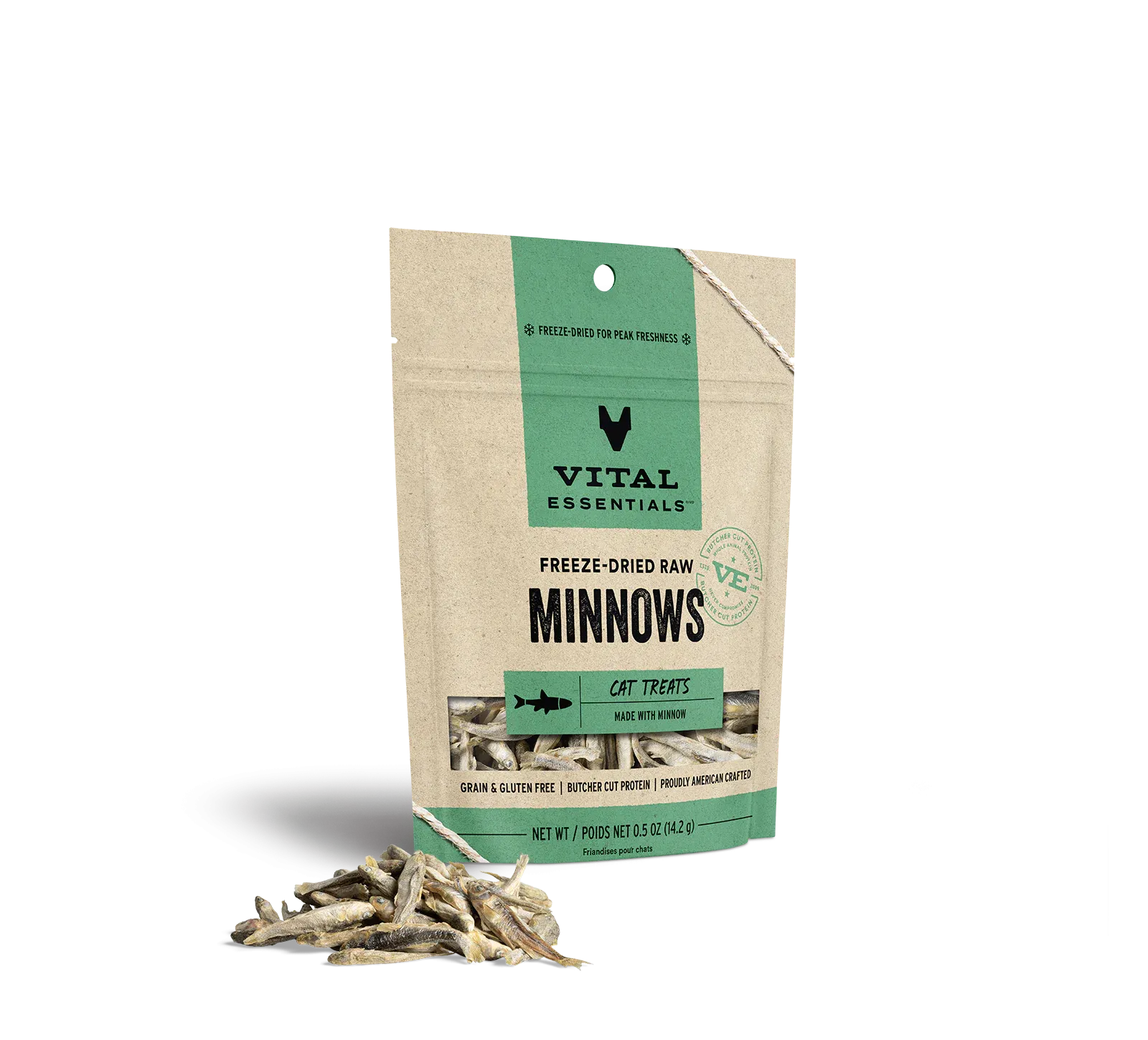 Vital Essentials - Freeze-Dried Minnows Cat Treat